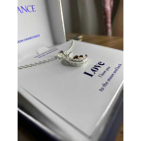 I love you to the moon and back Necklace - Picture 2 of 4